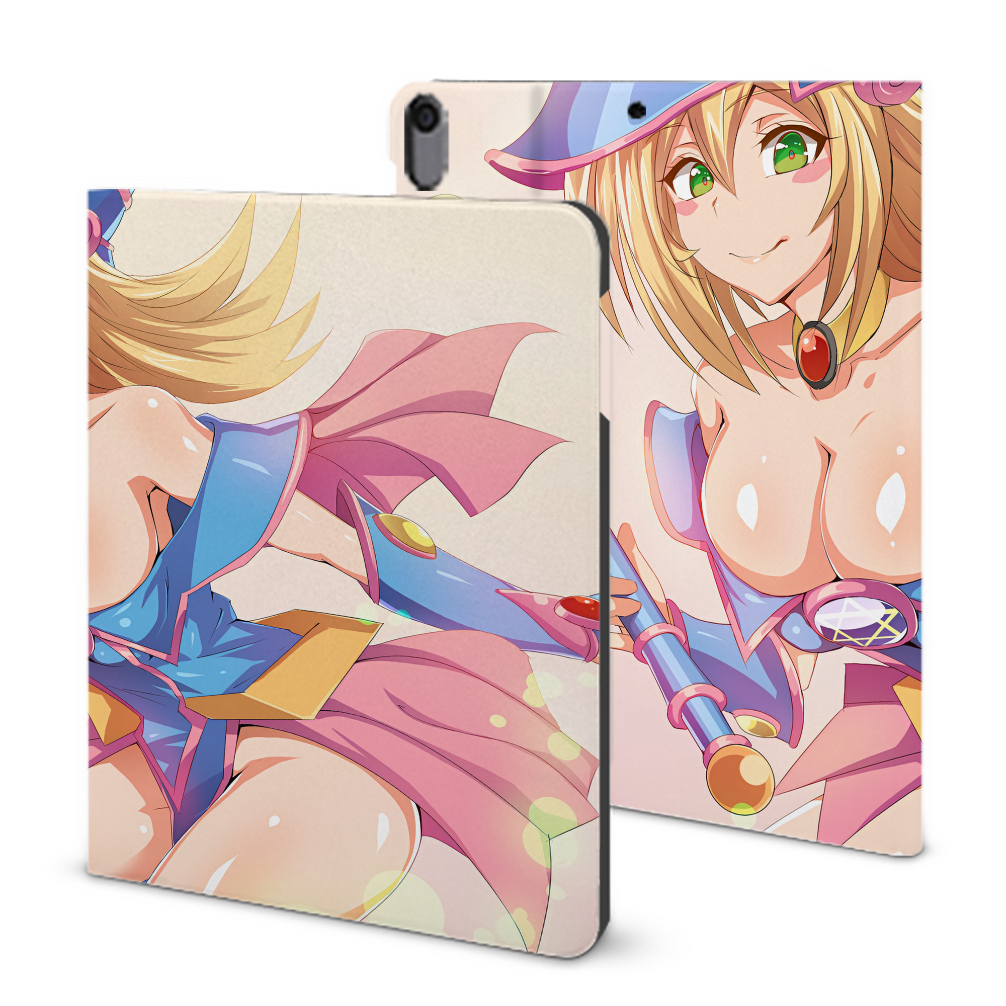 （画像用） 遊☆戯☆王 Yu-Gi-Oh! IPad ケース ブック型 PUレザー TPU 耐衝撃 軽量 薄型 ペン収納なし 全面保護 IPad 各モデル対応